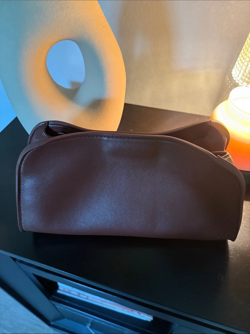 Women’s Leather clutch - Brown